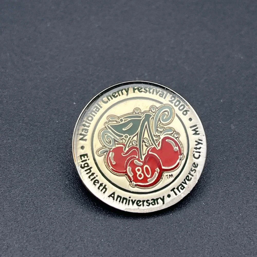 2006 National Cherry‎ Festival Traverse City Michigan Lapel Hat Pin